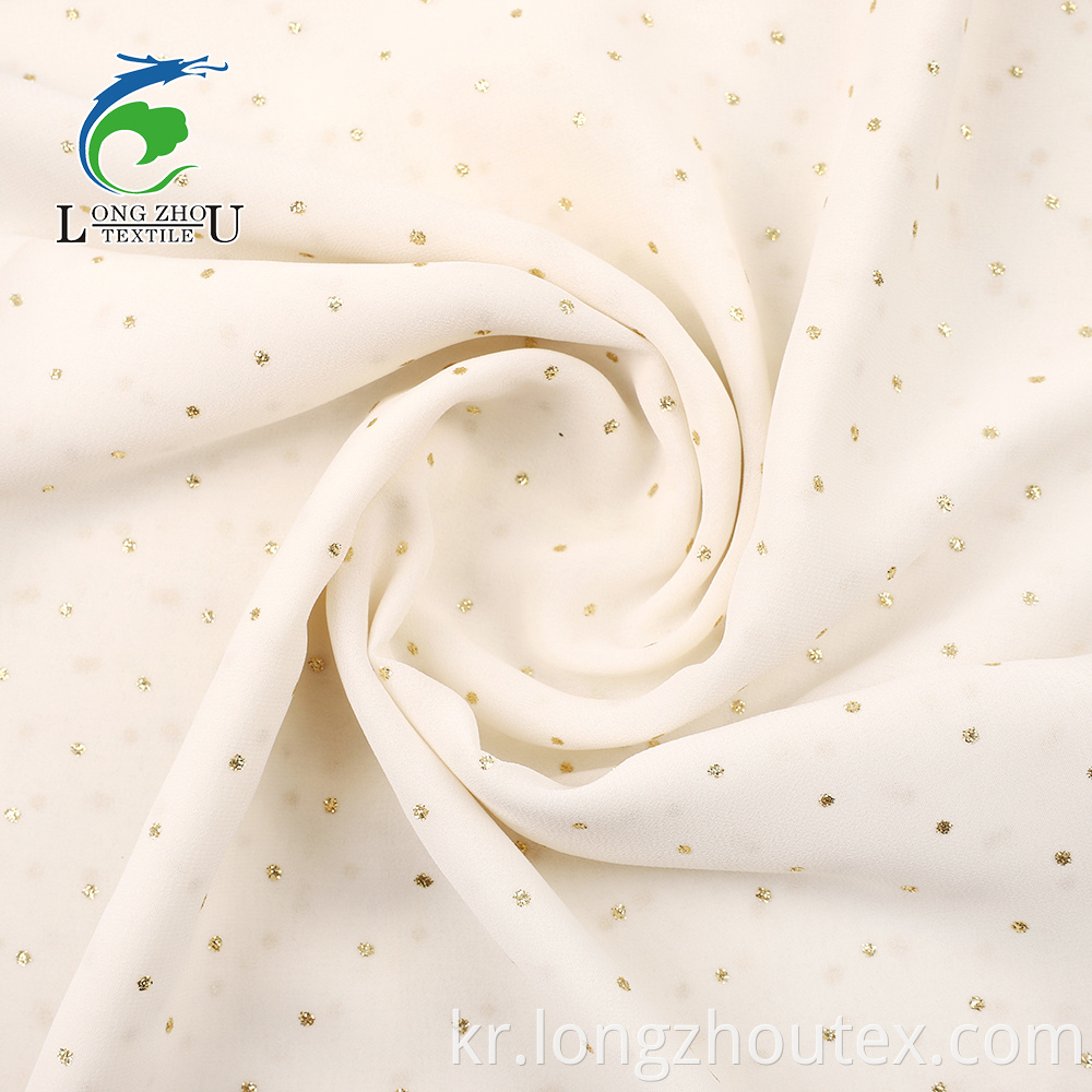 75D Chiffon Foiling 2800 Twist Fabric